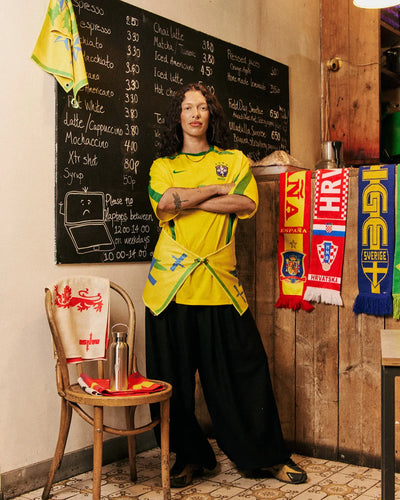 JOGA BONITO — Brazil World Cup 2026 microfibre towel by Dansu