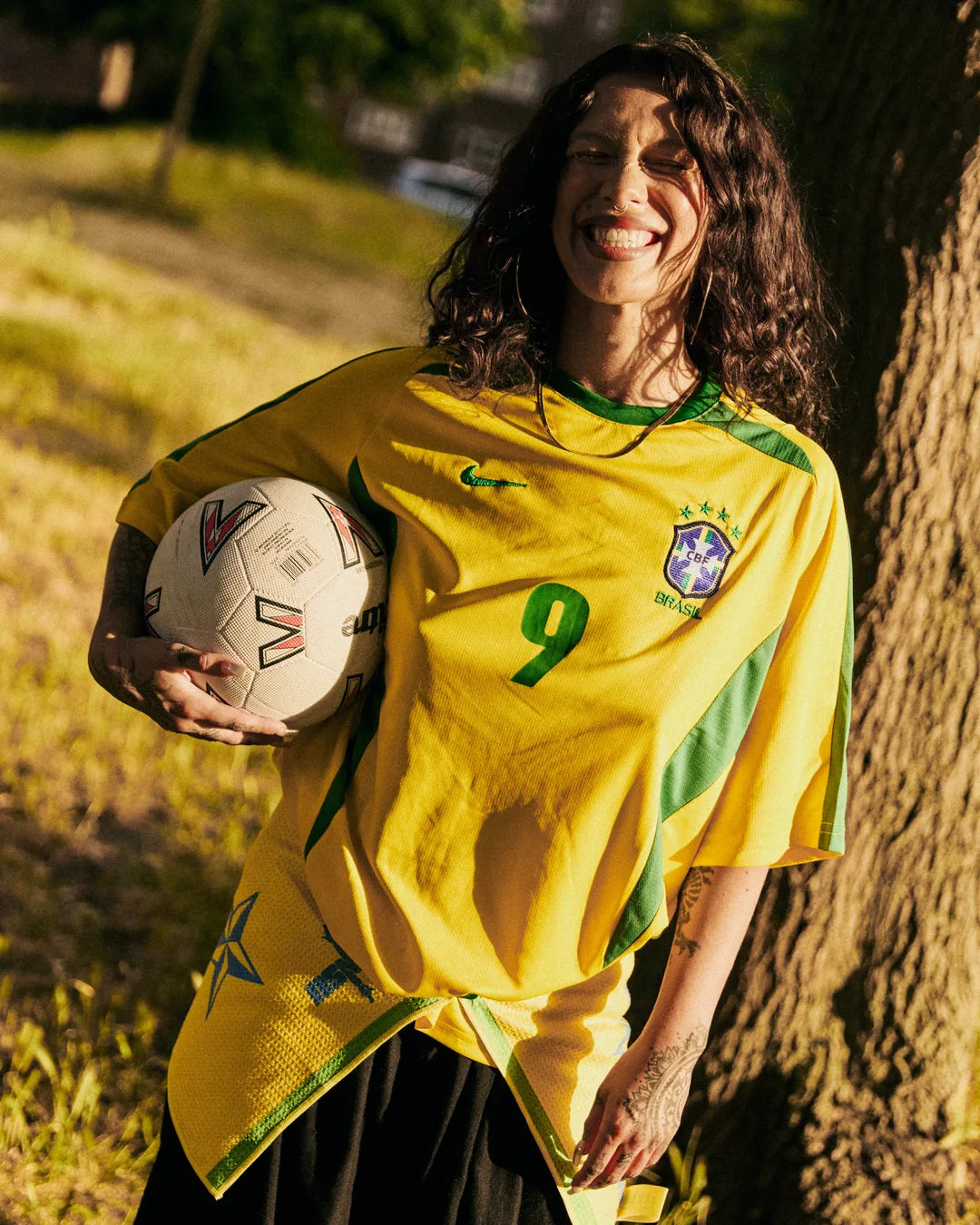 JOGA BONITO — Brazil World Cup 2026 microfibre towel by Dansu