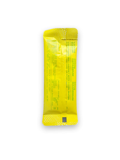 Dansu Reload Rave Electrolytes - Lemonade Salt sachet, back of pack